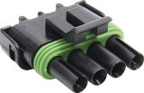 Allstar Performance Weatherpack Connector Housings ALL76294 Wiring Replacement Parts, Weatherpack, Housing, 4 Pin, Female, Each thumbnail 1