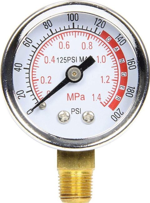 Allstar Performance Air Tank Replacement Components ALL99340 Gauge, Pressure, 0-200 psi, Each