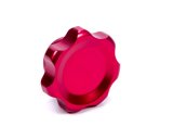Allstar Performance Fill Plug Caps ALL99362 Engine Oil Filler Caps, Billet Aluminum, Red Anodized, Scew-In, Each thumbnail 1