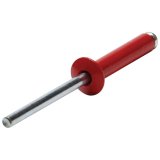 Allstar Performance Small Head Rivets ALL18022 Rivets, Red, Steel, Aluminum, Size 3/16 in., Diameter 3/8 in., Grip Range 0.625-0.750 in., Set of 250. thumbnail 1