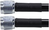 Allstar Performance Coated Stainless Steel Lines ALL48430-15 AN Hose Hose Assemblies, -3 AN Size, Braided Steel, PTFE Lined, Straight Female Threads Ends, Fittings, 15 in. Hose Length, Each thumbnail 1