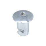 Allstar Performance Oval Head Button Fasteners ALL19072 Quick Fasteners, Fasteners, Torx Head, Aluminum, Cadium Plated, 0.44 in. Shank Diameter, 0.50 in. Shank Length, Set of 50 thumbnail 2