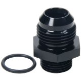 Allstar Performance Adapter Fittings ALL49853 and Adapters, Straight, Aluminum, Black Anodized, -12 AN Male AN, -10 AN O-ring Male AN O-ring, Each thumbnail 2