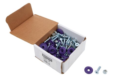 Allstar Performance Body Fasteners ALL18687-50 Hardware, Countersunk Bolt Kit Purple 50pk