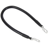 Allstar Performance Ground Straps ALL76341-10 Battery Cable, Cable, 10 in. Length, Black PVC Jacket, 3/8 in. Eyelet Ends, Copper Stranded Wire, 4-gauge, Each thumbnail 2