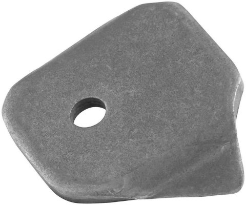 Allstar Performance Weld-On Chassis Tabs ALL60014 Tabs, Mild Steel, 0.125 in. Thick, 0.250 in, Hole, Set of 4