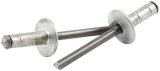 Allstar Performance Multi-Grip Rivets ALL18090 Rivets, Blind Rivets, Multi-Grip, 3/16 in. Rivet, 1/2 in. Head, Aluminum/Steel, Silver, Set of 250 thumbnail 2