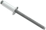 Allstar Performance Small Head Rivets ALL18103 Rivets, Blind Rivets, Multi-Grip, 3/16 in. Rivet, 3/8 in. Head, Aluminum/Steel, Silver, Set of 250 thumbnail 1