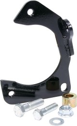 Allstar Performance Hybrid Caliper Brackets ALL42119 Brake Mounting Bracket, Steel, Black Powdercoated, Each thumbnail 2