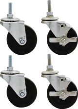 Allstar Performance Standard Cradle Wheel Kits ALL10163 Engine Wheels, Rubber, 3 in. Diameter, Set of 4 thumbnail 1