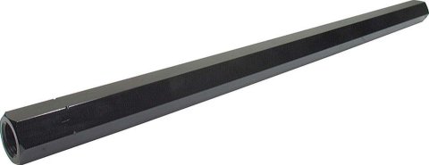 Allstar Performance Aluminum Suspension Tubes ALL56740 Threaded Tube, Tube, Hex, 3/4-16 in. Thread, Aluminum, Black Anodized, 40.0 in. Length, Each