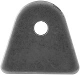 Allstar Performance Chassis Tabs ALL60012 Tabs, Mild Steel, 0.125 in. Thick, 0.250 in, Hole, Set of 4 thumbnail 2