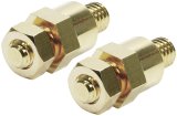 Allstar Performance Gold Battery Terminals ALL76122 Terminal, Side Mount-Style, Plated, Brass, Pair thumbnail 1
