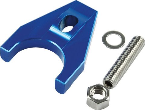Allstar Performance Aluminum Distributor Hold-Downs ALL27502 Hold-Down Clamp, Aluminum, Blue Anodized, Stud Mount, Chevy, Small/Big Block, Each