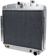 Allstar Performance Chevy Aluminum Radiators ALL30005 Radiator, Exact Fit, Aluminum, Natural, Chevy, Passenger Car 1955-56, Mounts in Front of Core Support, Each thumbnail 2