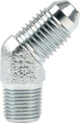 Allstar Performance Brake Fittings ALL50011 Adapter Fittings, Steel, -4 AN to 1/8 in. NPT, 45 Degree, Each thumbnail 2