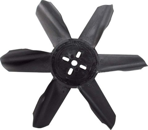 Allstar Performance Molded Nylon Fans ALL30095 Fan Blade, Lightweight, Nylon, Black, 18 in. Diameter, 5/8 in. Pilot, Each
