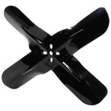 Allstar Performance 4-Blade Steel Fans ALL30101 Fan Blade, Steel, Black, 19 in. Diameter, 5/8 in. Pilot, Each thumbnail 2