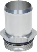 Allstar Performance Radiator Inlet Nipple to Straight Cut Fittings ALL30038 Fitting, Adapter, Hose Barb, Straight, Aluminum, Natural, -20 AN, 1 1/2 in. Hose Barb, Each thumbnail 1
