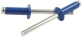 Allstar Performance Small Head Rivets ALL18135 Rivets, Blind Rivets, 3/16 in. Rivet, 3/8 in. Head, Aluminum, Chevron Blue, Set of 250 thumbnail 1