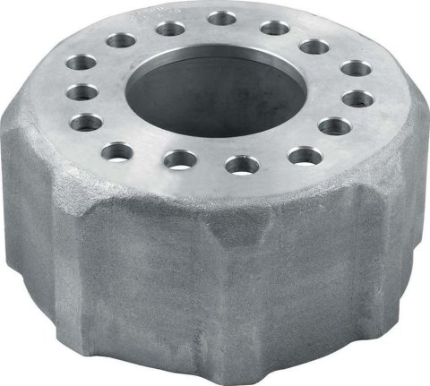 Allstar Performance Aluminum Brake Rotor Hats ALL42128 Hat, Cast Aluminum, Natural, 5 x 4.50/4.75/5.00 in. Bolt Patterns, 3 in. Offset, Each