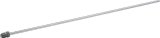 Allstar Performance Stainless Steel Brake Lines ALL48300 Line, 3/16 in. Diameter, Assembled, Steel, 8 in. Length, Each thumbnail 1