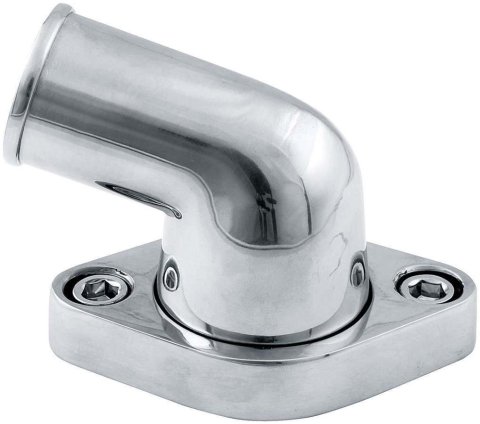 Allstar Performance Chevy Aluminum Water Necks ALL30173 Neck, Aluminum, Polished, O-Ring, 15 Degree, Chevy, Big/Small Block/V6, Each
