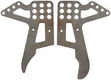 Allstar Performance Ford 9 in. Upper Link Brackets ALL60157 Bracket, Axle Housing, Steel, Natural, Pair thumbnail 1