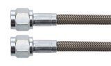 Allstar Performance Braided Steel Lines ALL46400-36 Brake Line, Stainless Steel, 36 in. Length, -4 AN Hose, -4 AN Female, -4 AN Female, Each thumbnail 2