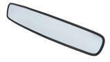 Allstar Performance Convex Mirrors ALL76407 Mirror, Rear View, Convex, Oval, Manual Adjustment, Black Plastic Housing, 17 in. x 3 in., Each thumbnail 2