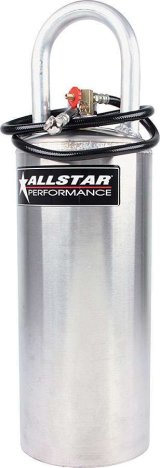 Allstar Performance 2.8 Gallon Air Tank ALL10532 Tank, Vertical, 2.75 Gallons Volume, Aluminum, Polished, Each thumbnail 2