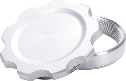 Allstar Performance Fill Plug Kits ALL36174 Kit, 3 in. -12, Billet Aluminum Cap, Weld-On, Silver Anodized, 3.00 in. Diameter Cap, Kit