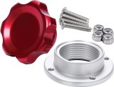 Allstar Performance Fill Plug Kits ALL36182 Kit, 1 1/2 in. -12, Billet Aluminum Cap, Bolt-On, Red Anodized, 1.500 in. Diameter Cap, Kit thumbnail 2