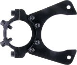 Allstar Performance Caliper Brackets ALL42133 Brake Mounting Brackets, Steel, Black, Designed for GM Metric Calipers with 5 1/2 in. Bolt Spacing, Rear Left/Rear Right, Each thumbnail 2