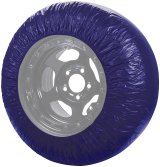 Allstar Performance Easy Wrap Tire Covers ALL44222 Covers, Wrap, Race Cover Style, Wraparound, Plastic, Blue, 85.00 - 89.00 in. Diameter, Set of 4 thumbnail 1