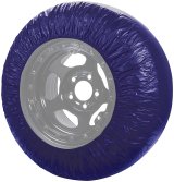 Allstar Performance Easy Wrap Tire Covers ALL44222 Covers, Wrap, Race Cover Style, Wraparound, Plastic, Blue, 85.00 - 89.00 in. Diameter, Set of 4 thumbnail 2