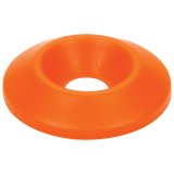 Allstar Performance Countersunk Washers ALL18694-50 Body Fasteners, Plastic Washer 1/4 in x 1 in, Orange thumbnail 2