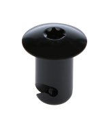 Allstar Performance Oval Head Button Fasteners ALL19074 Quick Fasteners, Fasteners, Torx Head, Aluminum, Black, 0.44 in. Shank Diameter, 0.50 in. Shank Length, Set of 50 thumbnail 2