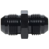 Allstar Performance AN Flare Adapter Fittings ALL49711 Fitting, Adapter, Union, Aluminum, Black Anodized, Straight, Swivel, -4 AN, Male Threads, Each thumbnail 1