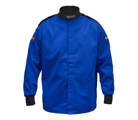 Allstar Performance Single-Layer Driving Jackets ALL931125 Jacket, SFI 3.2A/1, Single Layer, Pyrovatex, Blue, X-Large, Each