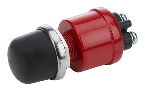 Allstar Performance Replacement Starter Buttons ALL99069 Switch, Push Button, Momentary, Ignition, Steel/Plastic, Zinc/Black, 10 Amps, Each thumbnail 2