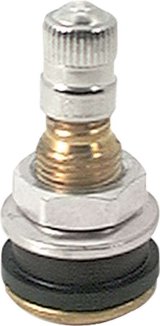 Allstar Performance Brass Valve Stems ALL44134 Stem, Short, Brass/Stainless Steel, Bolt-On, Stems, Caps, Each thumbnail 2