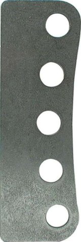 Allstar Performance Panhard Bar/Third Link Brackets ALL60167 Bar Brackets, Steel, Natural, Weld-On, .125 in. Thick, Five .750 in. Holes, Pair thumbnail 1