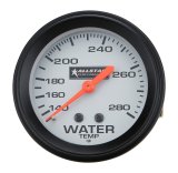 Allstar Performance Gauges ALL80096 Gauge, Allstar, Water Temperature, 140-280 Degrees F, 2 5/8 in. Diameter, Analog, Full Sweep, Illuminated, Mechanical, White Face, Black Bezel, Each thumbnail 2