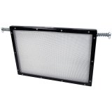 Allstar Performance Radiator Shaker Screens ALL30160 Screen, Aluminum, Black, 17 in. x 25 in., 1/2 in Diameter x 32 in. Length Rod., Each thumbnail 2