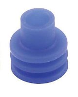 Allstar Performance Weatherpack Seals ALL76283 Weather Pack Seals, 12-gauge, Blue, Set of 10 thumbnail 1