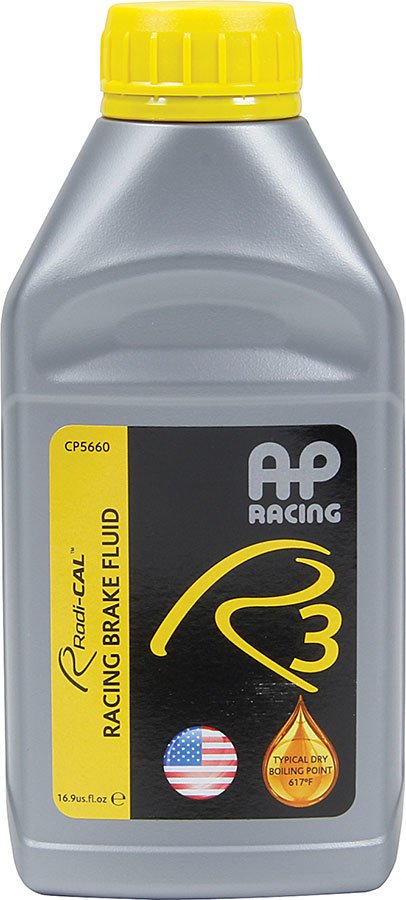 Allstar Performance AP Radi-CAL R3 Brake Fluid ALL78116 Fluid, DOT 4, Extreme Hi-Temperature, 608 Degrees Fahrenheit, 16.9 fluid oz. Bottle, Each thumbnail 2