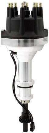 Allstar Performance High Distributors ALL81248 Distributor, Male HEI, Magnetic Pickup, Mechanical Advance, Black Cap, Ford, 351W, Each thumbnail 2