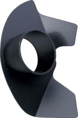 Allstar Performance Brake Ducts ALL42117 Cooling Duct, Single-spindle, Passenger Side, Lightweight, Aluminum, Natural, for 3 in. Hose, Each thumbnail 1