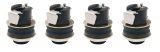 Allstar Performance Pressure Relief Valve Stems ALL44062 Wheel Disconnect. 5/8 in Diameter, Aluminum, Set of 4 thumbnail 1